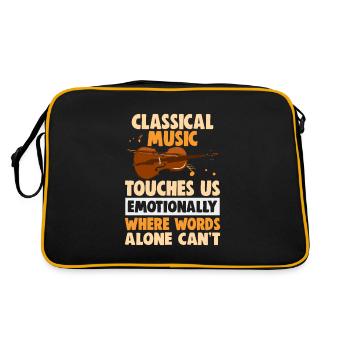 Musiciens d’orchestre de musique classique - Sac Retro - noir/or - Dos