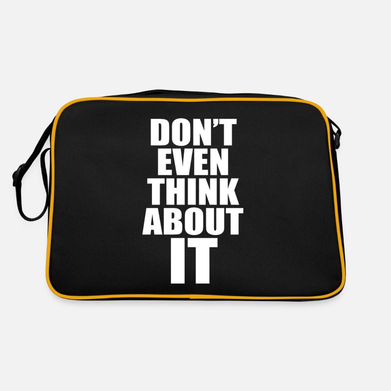 N’y pense même pas Ne pense même pas non Sac Retro