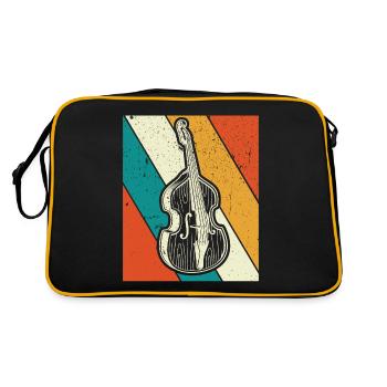 Double bass Double bass player Double bass player - Retro Bag - black/gold - Back