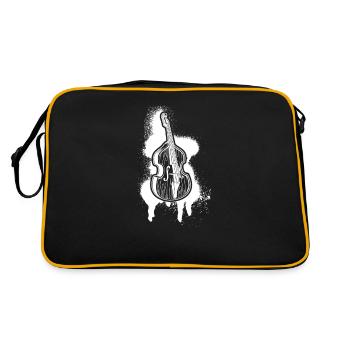 Double bass Double bass player Double bass player - Retro Bag - black/gold - Back