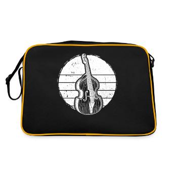 Double bass Double bass player Double bass player - Retro Bag - black/gold - Back