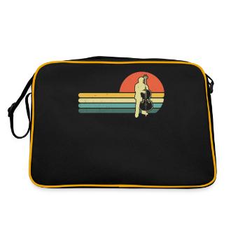 Double bass Double bass player Double bass player - Retro Bag - black/gold - Back