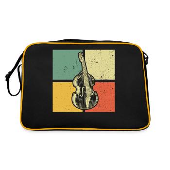 Double bass Double bass player Double bass player - Retro Bag - black/gold - Back