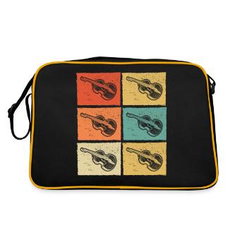 Double bass Double bass player Double bass player - Retro Bag - black/gold - Back