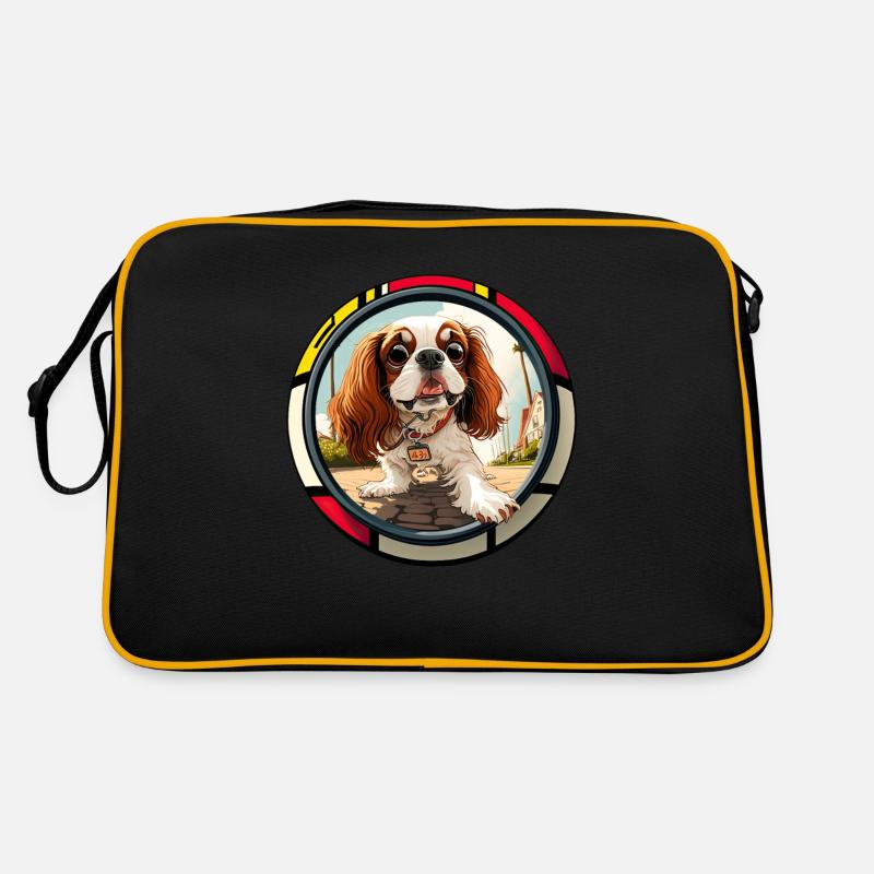 Dog saying Cavalier Spaniel for dog lovers Retro Bag