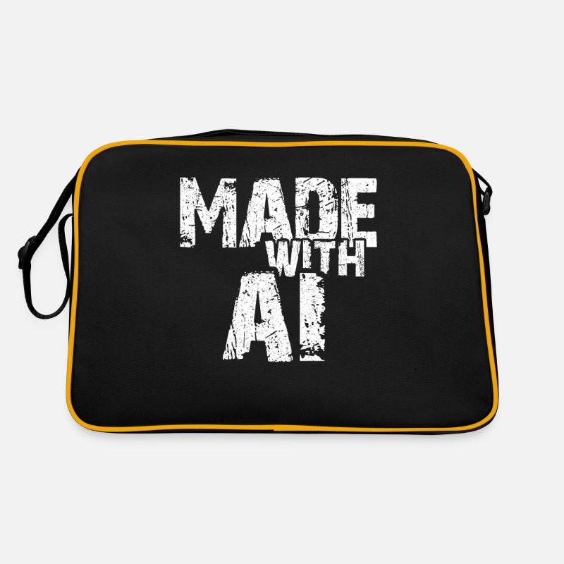 AI Artificial Intelligence Funny Nerd Saying Retro Bag