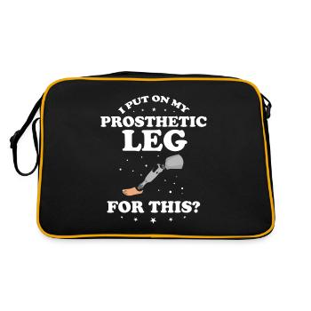 Conception de prothèses de jambe et prothèses de jambe - Sac Retro - noir/or - Dos