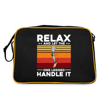Conception de jambe bionique pour prothèses de jambe - Sac Retro - noir/or - Dos