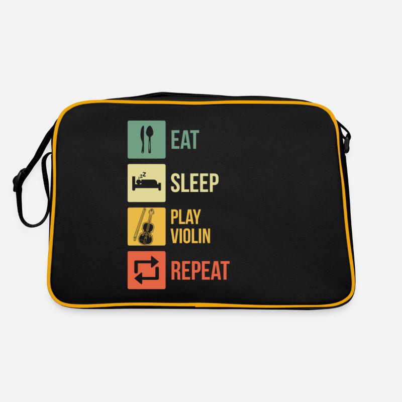 Violon Violoniste Violoniste Sac Retro