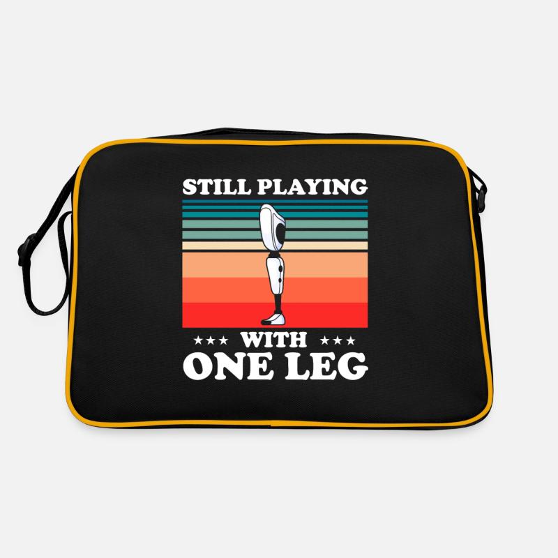 Artificial limb design for leg prosthesis Retro Bag