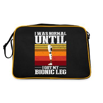 Conception de jambe bionique pour prothèses de jambe - Sac Retro - noir/or - Dos