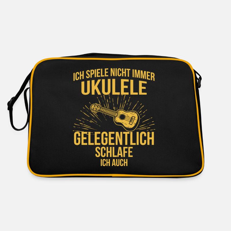 Ukulele Ukulele-Spieler Ukulelist Retro Tasche