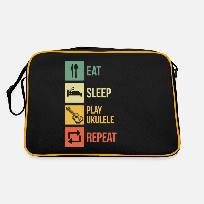 Ukulele Ukulele Player Ukulelist Retro Bag
