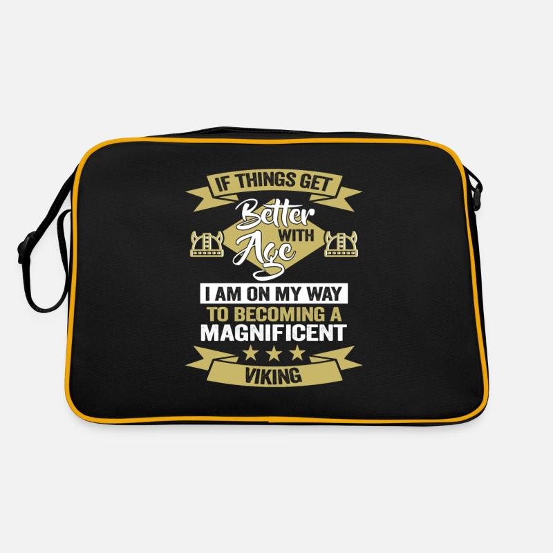 Vikings et Teutons Anniversaire Celtes Fan Sac Retro