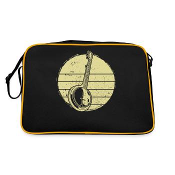 Banjo Banjo player Banjoist - Retro Bag - black/gold - Back