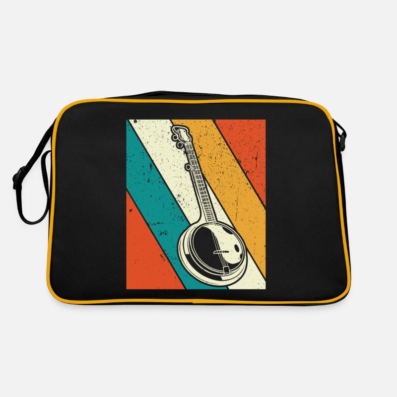 Banjo Banjo player Banjoist Retro Bag