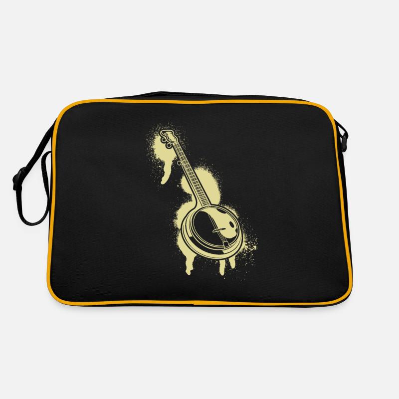 Banjo Banjo player Banjoist Retro Bag