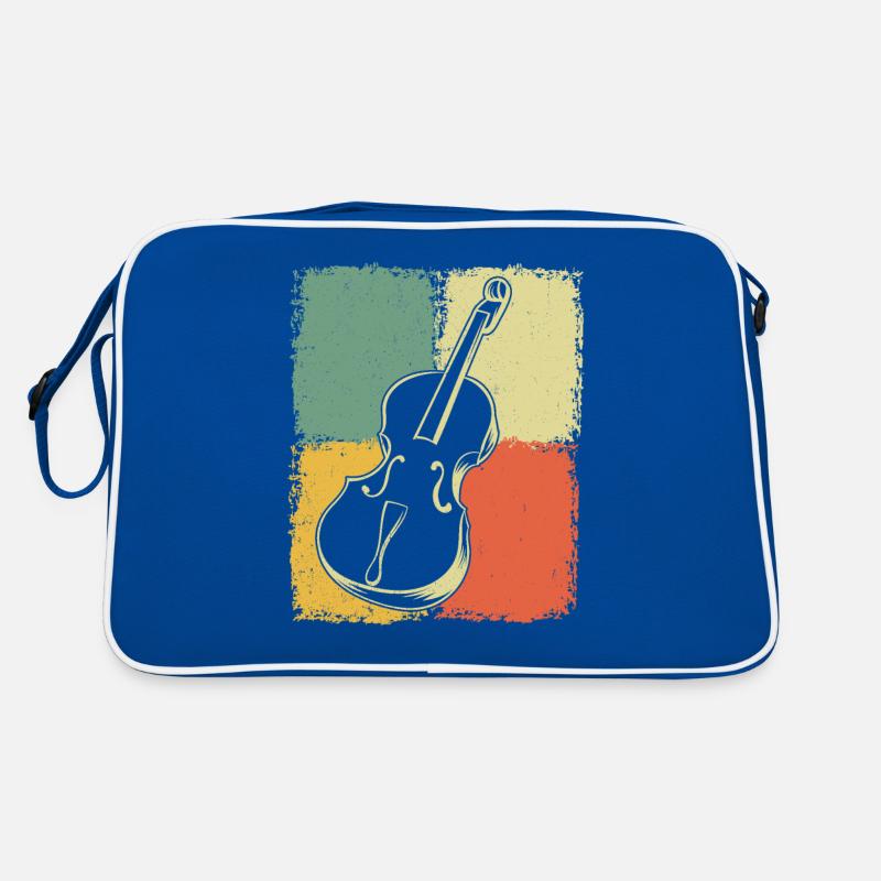 Cello Cellospieler Cellist Retro Tasche