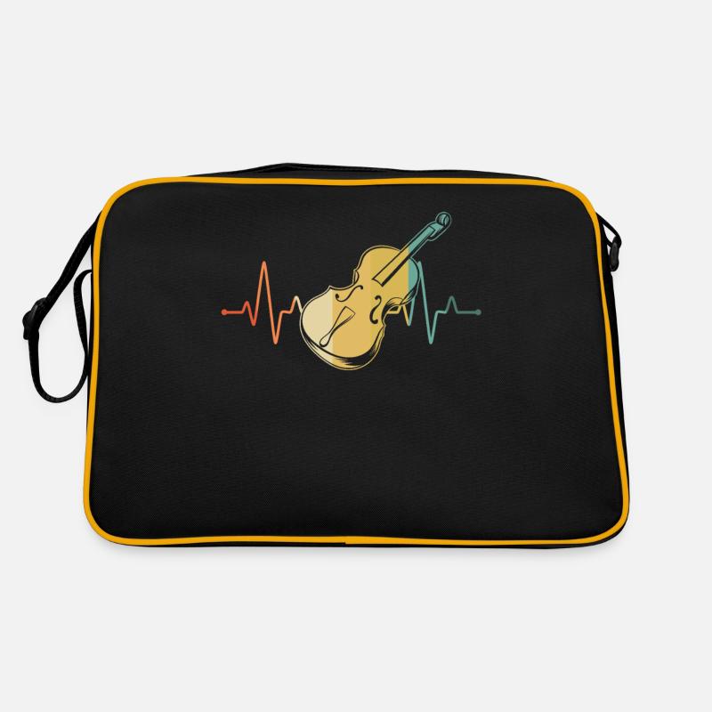 Cello Cellospieler Cellist Retro Tasche