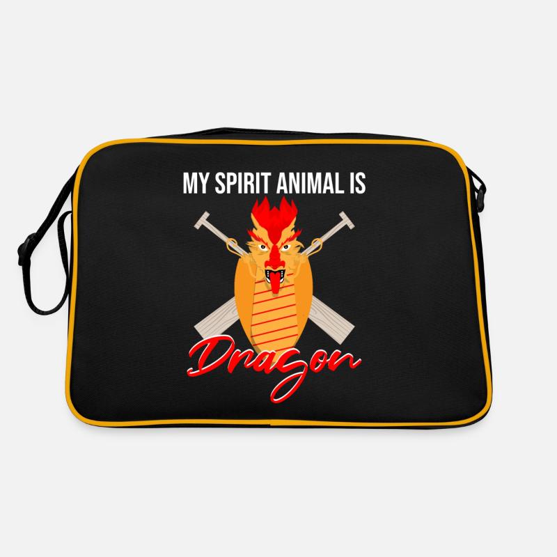 Dragon boating theme for dragon boat paddling Retro Bag