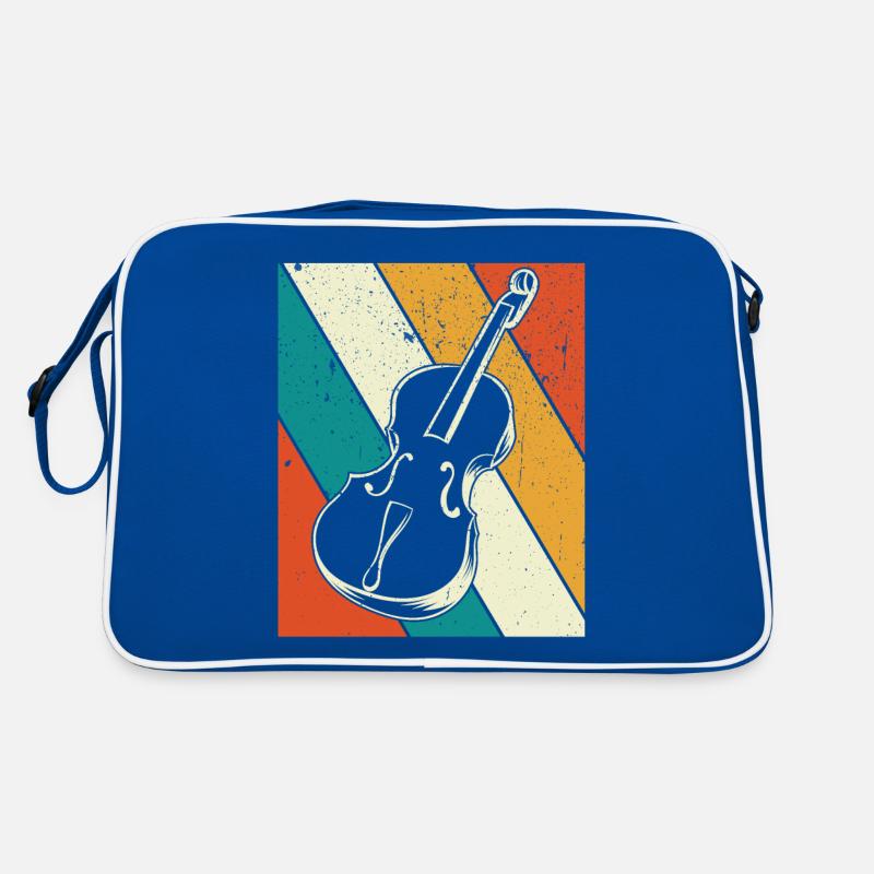 Cello Cellospieler Cellist Retro Tasche
