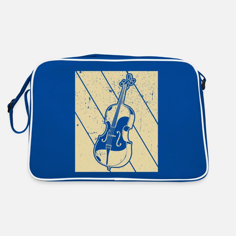 Cello Cellospieler Cellist Retro Tasche