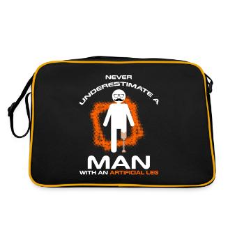 Conception de prothèses de jambe et prothèses de jambe - Sac Retro - noir/or - Dos