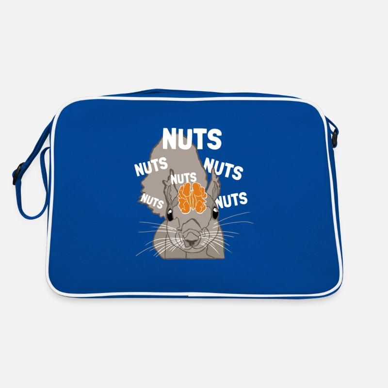 Nuts Brain Fox Squirrel Grey Squirrel Retro Bag