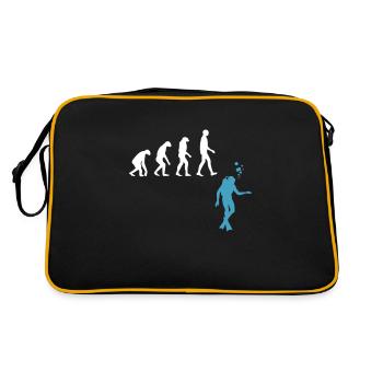 Plongée sous-marine Evolution Diving Palmes - Sac Retro - noir/or - Dos