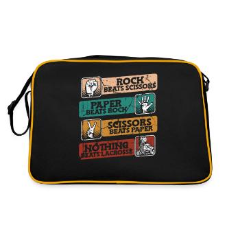 Ciseaux en papier rock crosse crosse Polo Crosse - Sac Retro - noir/or - Dos