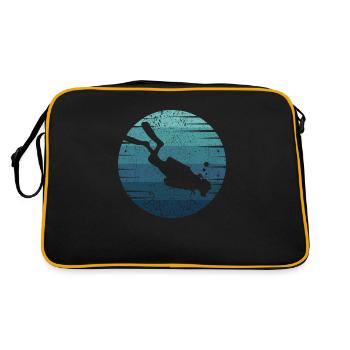 Palmes de plongée Lunettes de plongée Masque de plongée Diver Diver - Sac Retro - noir/or - Dos