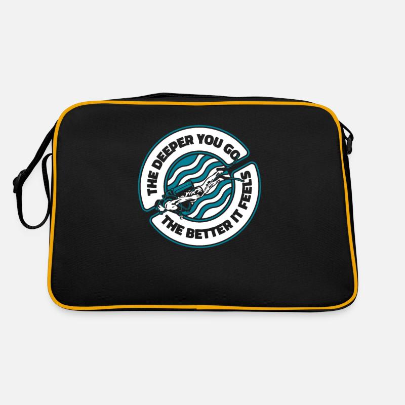Plus vous allez profondément, mieux vous vous sentez Sac Retro