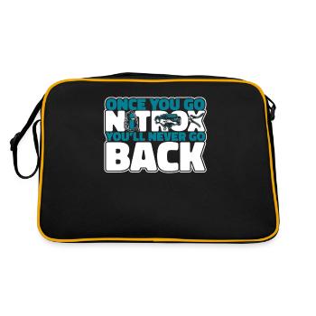 Une fois que vous allez au Nitrox, vous n’y retournerez plus jamais - Sac Retro - noir/or - Dos