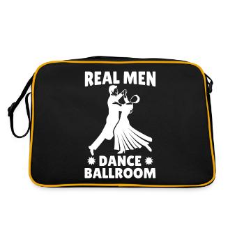 Real Men Dancing Partner Dance Couple Dance - Sac Retro - noir/or - Dos