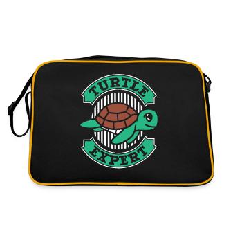 Turtle Expert Water Turtle Tortoise - Retro Bag - black/gold - Back