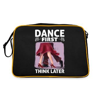 Danse d’abord penser plus tard Ballroom Couple Danse Danse - Sac Retro - noir/or - Dos