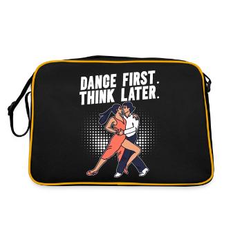 Danse d’abord penser plus tard Ballroom Couple Danse Danse - Sac Retro - noir/or - Dos