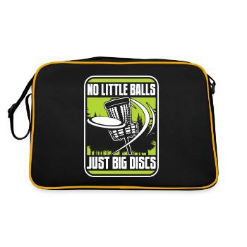 Pas de petites balles juste de gros disques Frisbee Golf - Sac Retro - noir/or - Dos