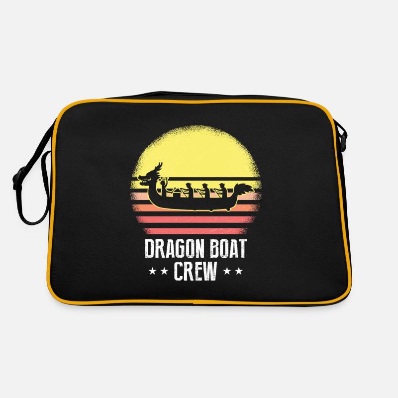 Festival chinois de course de bateaux-dragons Sac Retro