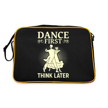 Danse d’abord penser plus tard Ballroom Couple Danse Danse - Sac Retro - noir/or - Dos