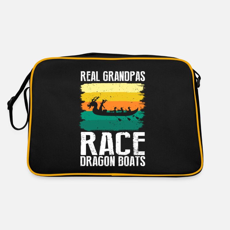 Course de bateaux chinois pour les entraîneurs de bateaux-dragons Sac Retro