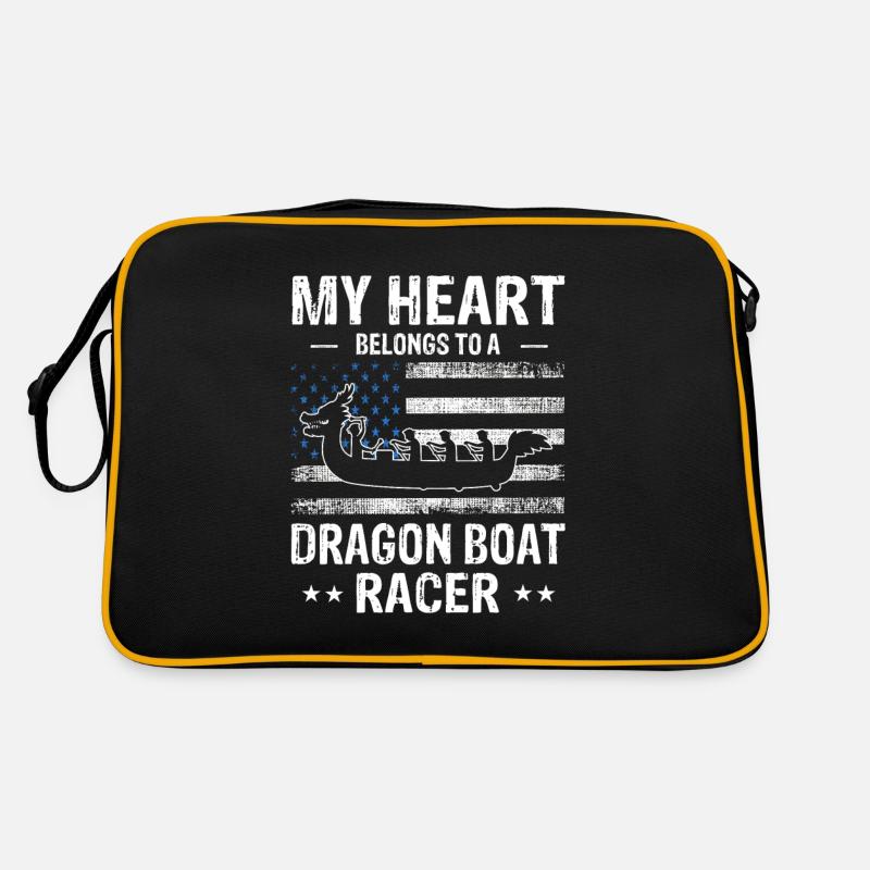 Dragon Boat Racing Theme for Dragon Boating Retro Bag
