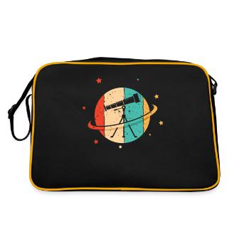 Rétro Starry Sky Cosmologiste Astronomy Photographe - Sac Retro - noir/or - Dos