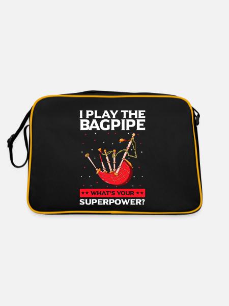 Conception de cornemuse pour Scotland Pride et cornemuse - Sac Retro - noir/or - Dos