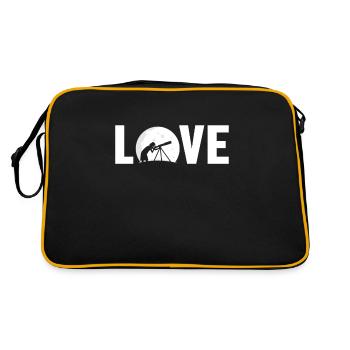 Amour Astronomie Photographe Starry Sky Cosmologiste - Sac Retro - noir/or - Dos