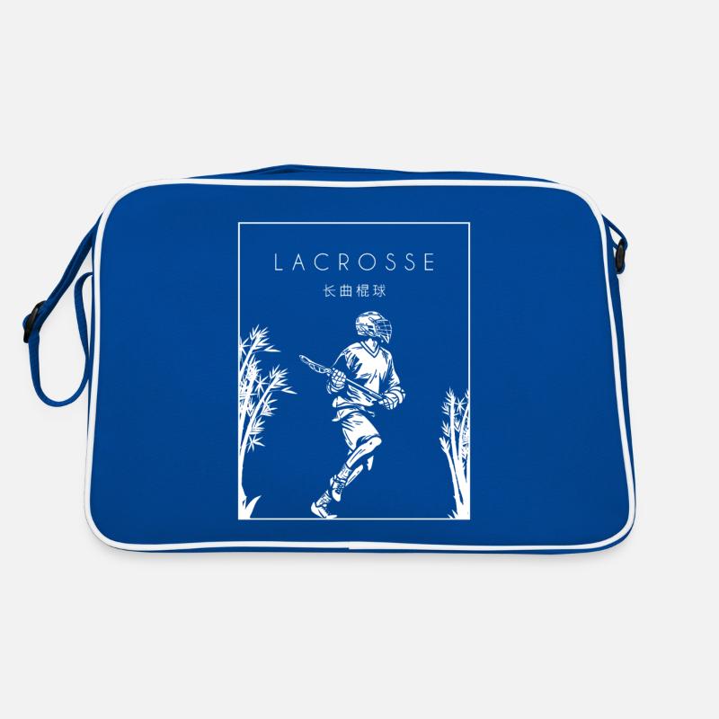 Lacrosse Chinese Hanzi Polocrosse Intercrosse Retro Tasche