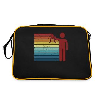 Retro Toad Tadpole Tree Frog Frog Catcher - Retro Bag - black/gold - Back