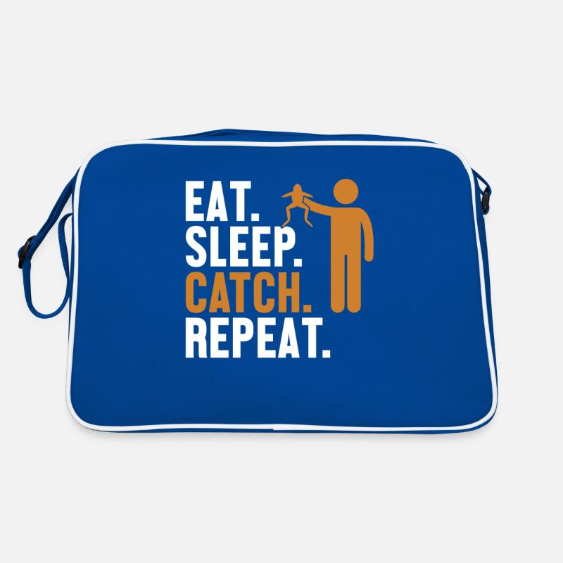 Manger dormir attraper répéter têtard rainette Sac Retro