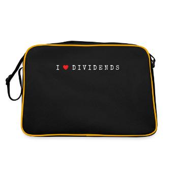 Dividendes J’aime Dividendes J’aime Actions Marché boursier - Sac Retro - noir/or - Dos