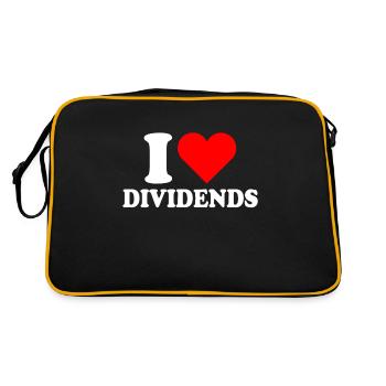 Dividendes J’aime Dividendes J’aime Actions Marché boursier - Sac Retro - noir/or - Dos